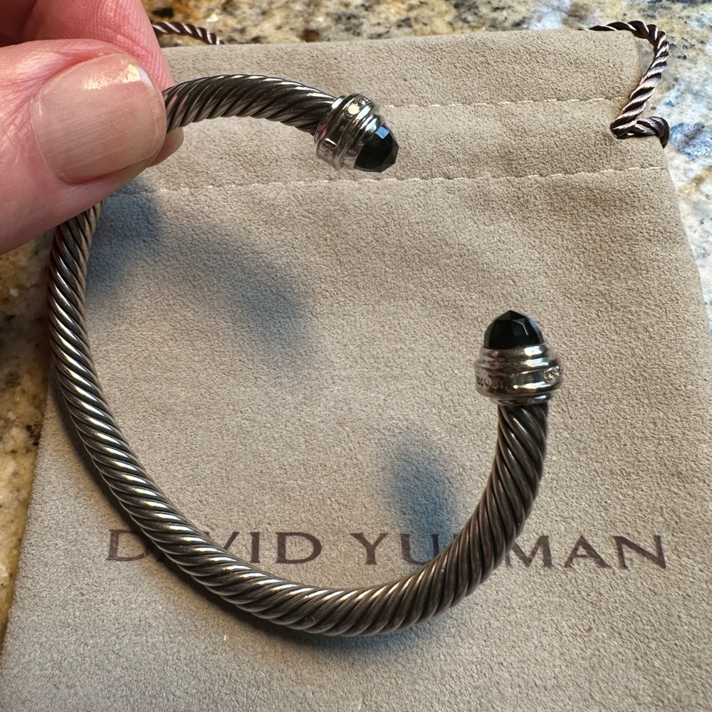 David Yurman Onyx Pave Diamonds 4mm